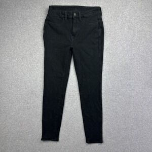 American‎ Eagle Women's Next Level Stretch Black Jeggings Size 6